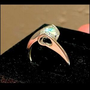 1ct Diamond Moissanite Ring 925